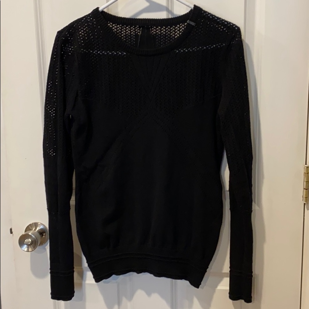 Fox Racing Black Crew Sweater EUC